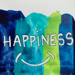 affichons nos bonnes résolutions Boite à message peinture dessin collage diy craft bricolage enfant Happiness et sinon